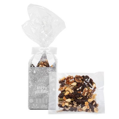 Holiday Gift Tote With Raisin Nut Trail Mix