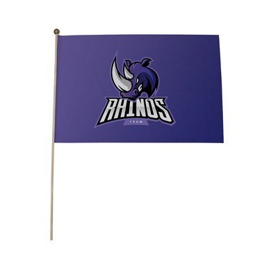 16" x 24" Stick flag Kit with Ball Tip (Set of Six)