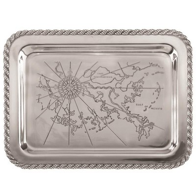 Salisbury Large Latitudes Gulf Shores Map Tray