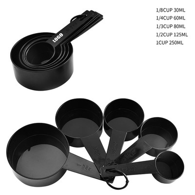 5 in 1 Black Measuring Cup