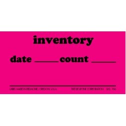 Inventory Matte Paper Labels - 1.25" x 2.5"