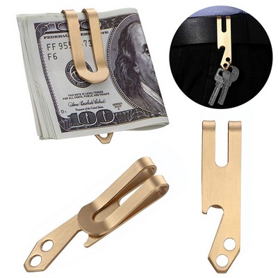 Money Clip With Bottle Opener