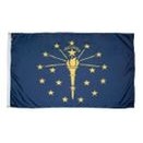 Indiana Indoor Parade Flag w/Fringe (4'x6')