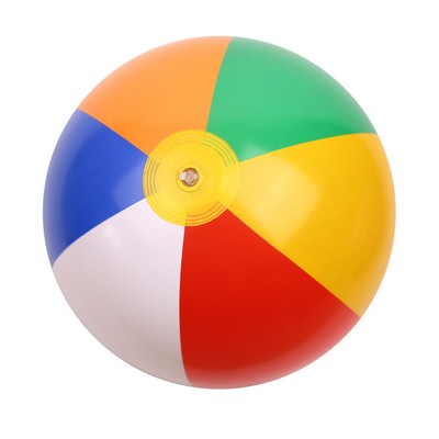 12" Beach Ball Rainbow Color