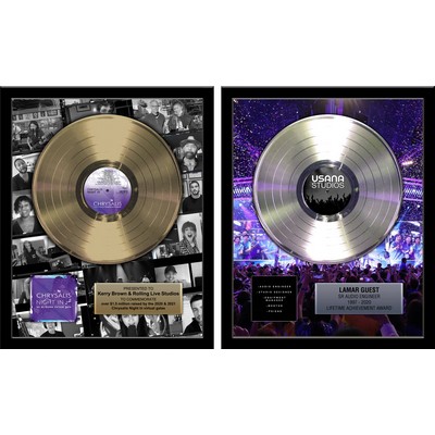 Deluxe 12" Gold / Platinum Record Award - LP Style