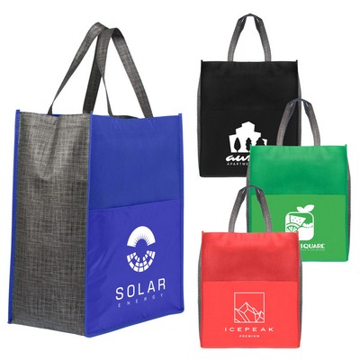 Rome - Non-Woven Tote Bag with 210D Pocket