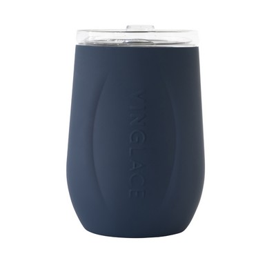 Vinglace Stemless Wine Glass, Navy