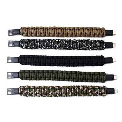 Outdoor 2 m Paracord w/USB Cable Function