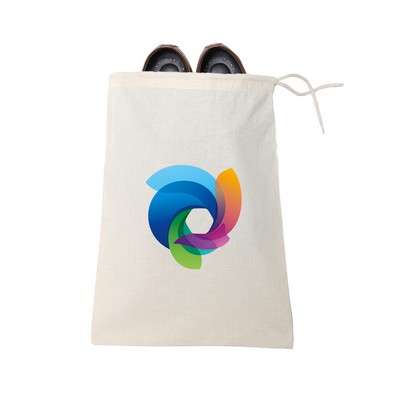 Drawstring Shoe Bag - Full Color Transfer (11" x 16")