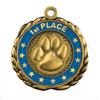 Paw Quali-Craft Medallion (2-1/2")