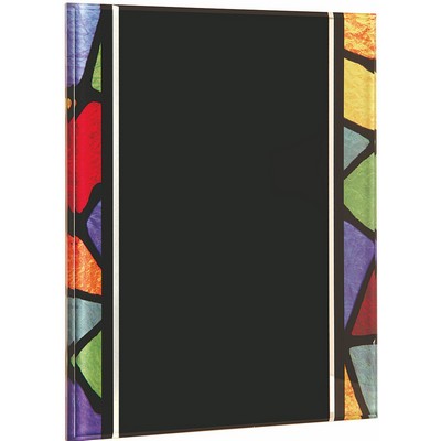 Stained Glass Acrylic Plaque w/Hanger (7"x9")