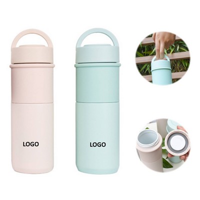 14 Oz. Portable Ceramic Custom Tumbler w/Handle