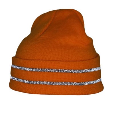 High Visibility Reflective Knit Beanie