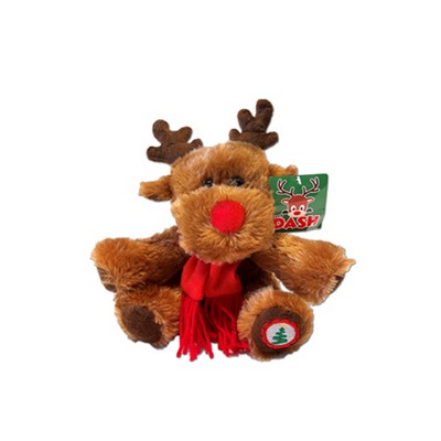 Custom Plush Reindeer with Scarf