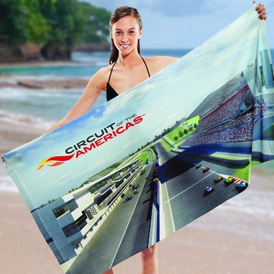 Small Full Color Beach Towel