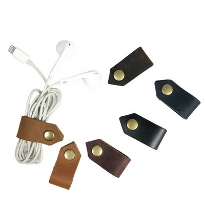 Leather Cord Wrap Keeper