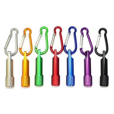 Camping Lamp Hiking Hook Key Chain Flash light