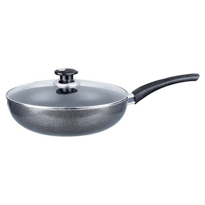 9.5'' Gray Wok w/Lid