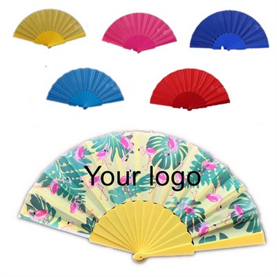 Folding Plastic Hand Fan