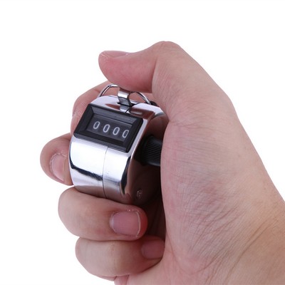 4-Digit Lap Hand Tally Counter Clicker