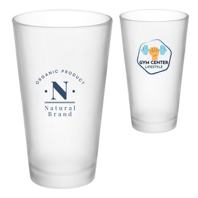 16 oz Customizable Frosted Mixing Glass