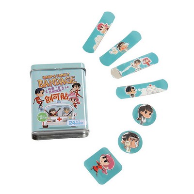 Tin Box w/Bandages (25 Piece)