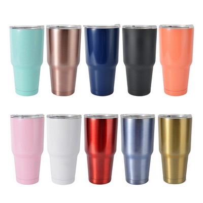 30 Oz Double Wall Stainless Steel Vacuum Insulated Tumbler