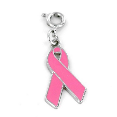 Pink Ribbon Charm