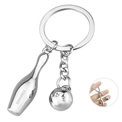 Winner Bowling Keychain Set