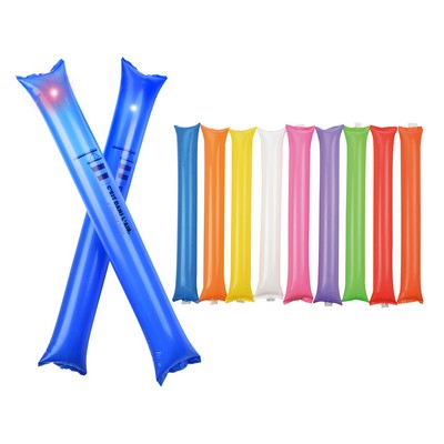 LED Light Up Inflatable Thunder Stick (pair)