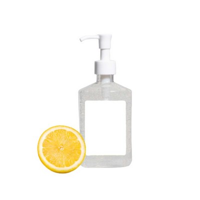 8 Oz. Lemon Scent Hand Sanitizer Gel W/ Pump