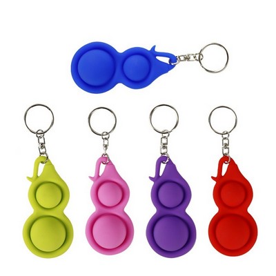 Dimple Gourd Push Pop Bubble Keychain