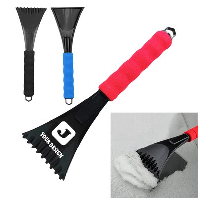 Foam Grip Snow Removal Ice Scraper With Foam Handle