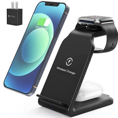 15 Watt 3 in 1 Wireless Phone Charger