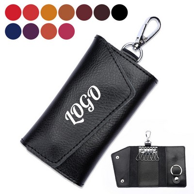 Genuine Leather Car Key Wallet