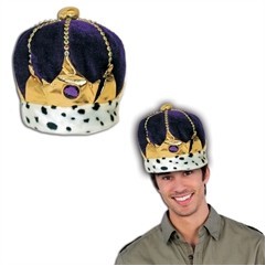 Purple Velvet Royal Crown