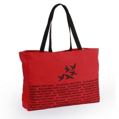 Structured Tote Bag Lrg- Colored Canvas Canvas