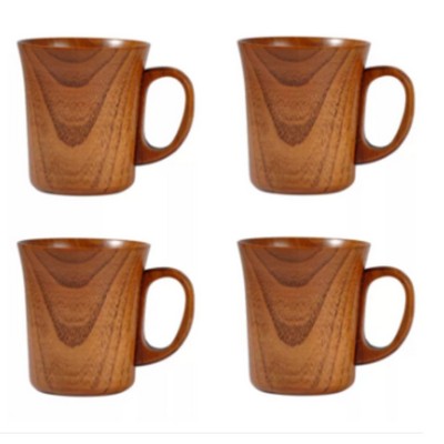 Natural Jujube Handmade Wooden Coffee Cup