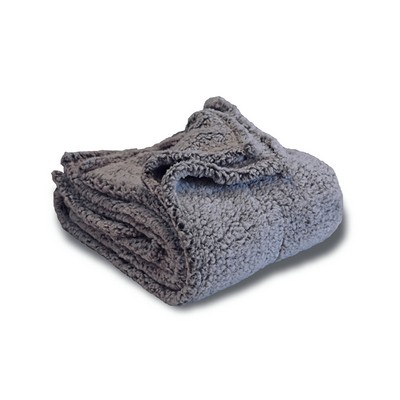 Alpine Fleece Frosted Sherpa Blanket