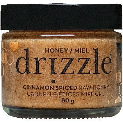 Drizzle Cinnamon Spiced Raw Honey- 2.8oz/80g