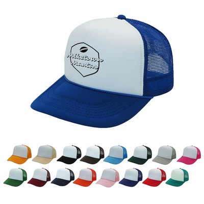 White Front Summer Mesh Cap