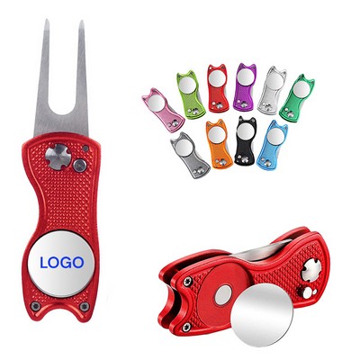 Stainless Steel Foldable Golf Divot Tool