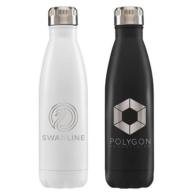 Ibiza - 17 oz. Double-Wall Stainless Bottle - Laser