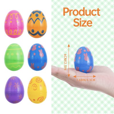 Printed Plastic Easter Eggs