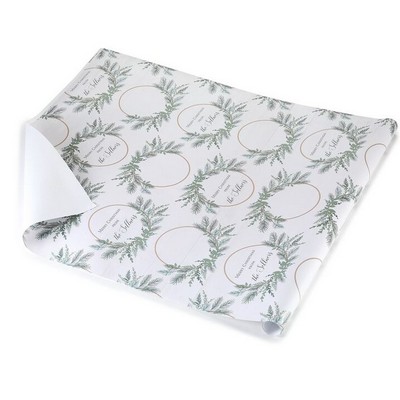 Evergreen Spray Personalized Wrapping Paper Roll