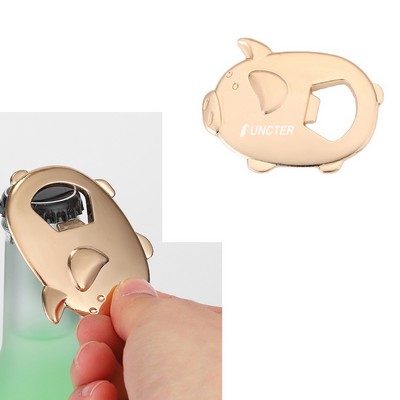 Pig Shape Metal Bottle Opener