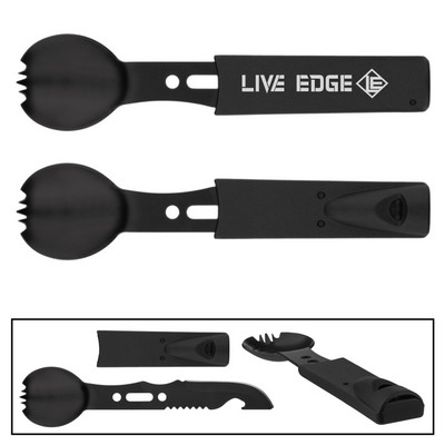 Outdoor Camping Tactical Multi-Tool Spork Knife