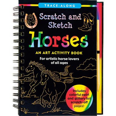 Scratch & Sketch Horses