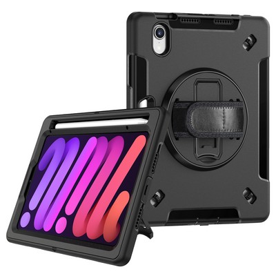 iPad Mini 6 and Mini 7 Hand Strap Rugged Case