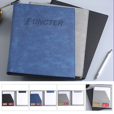 PU Leather Binder, Interview Legal Document Organizer, Portfolios Padfolio Binder